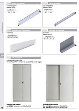 nextradeitalia 1PZ METALLO-ARMADIO PER UFFICIO ARS12 DIMENSIONI CM 120X45X200H COLORE GRIGIO