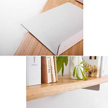 Semplicità Elegante Scaffale a Muro Scaffale Galleggiante Scaffali in Legno Massello in Legno Deposito Cucina Camera da Letto Soggiorno, 4 Tipi, 3 Dimensioni Disponibili, HJJ, Rovere Bianco,
