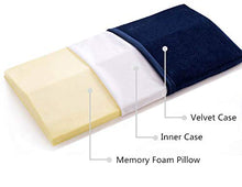 FENGZ Ortopedico Lombare Cuscino A Cuneo per Sciatica Gravidanza Anca Memory Foam Cuscino per Dolori Lombari,60x30cm-Cream