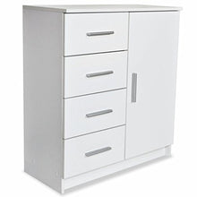 Credenza in Truciolato 79x35x88 cm Bianca