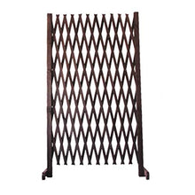 NLMWL-Y recinto telescopico decorativo in rete in legno massiccio anticorrosione, aiuta le piante a salire il reticolo marrone 75 cm