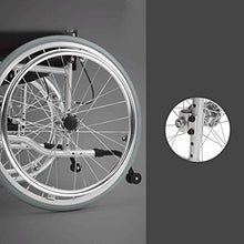 Carrozzine Semoventi, Portatili da Viaggio in Alluminio Pieghevole A Spinta, Portatile Leggero Trolley da Viaggio Anziani Scooter per Disabili Veicolo A Quattro Ruote Trolley per Scooter per Anziani