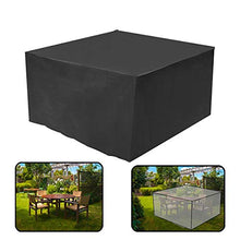 dDanke - Set di copertura impermeabile in poliestere 210D, per mobili da giardino, rettangolare, per divani, tavoli, mobili (210 x 140 x 80 cm)