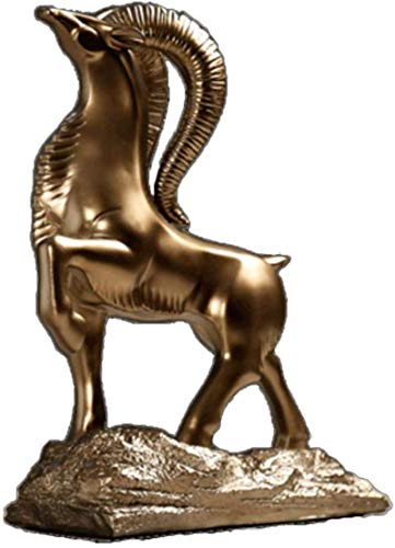 N/Z Attrezzatura per la Vita Resina Studio per Ufficio Casa Camera da Letto Artigianato Armadietto del Vino Artigianato Souvenir Stili (Colore: Dimensioni Capo: 35 * 39 * 11 cm)