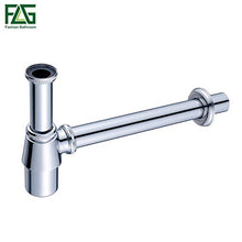 Scarichi per lavello Rubinetteria idraulica in Ottone Cromato Armadietto del Bagno Lavabo sospeso in Ceramica Sifone Sifone per rifiuti P130 01C Cromo