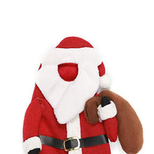 LIOOBO Decorazioni per la Bottiglia di Vino di Natale Decorazione Maglione Lavorato a Maglia Decorazioni per Bottiglia di Vino di Babbo Natale