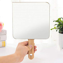 Specchio luminoso Legno Specchietto, rettangolare / circolare il trucco dello specchio portatile Adatto a salone di bellezza gioielli contatore grande specchio semplice specchio di bellezza Trucco e s