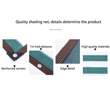 YTQ Panno Ombreggiante per Piante Fiore da Giardino Panno Permeabile alla Serra con Occhielli Rete Isolante Termica 90% Protezione Solare Striscia Resistente Ai Raggi UV Verde Scuro(Size:1m x 9m)