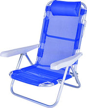 BUYSTAR Spiaggina Sdraio Pieghevole Sedia da Campeggio Giardino Piscina con braccioli Prendisole richiudibile Comodo e Leggero
