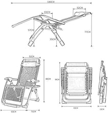 Azyq Cuscino Reclinabili Zero Gravity - Lettini Prendisole Reclinabili per Esterni - Sedie Relax per Terrazze Di Terrazze Giardini Campeio, Supporti 260 Kg, Sedie Portatili da Esterno