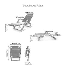 HXCD Sedia a Sdraio a gravità Zero per Giardino, Sedia a Sdraio Pieghevole reclinabili Pieghevoli in Metallo Resistente Portatile Rilassante Letto reclinabile mobili da Giardino per Prato all'ape