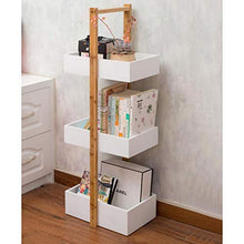 LYM &ripiano di stoccaggio Scaffalature multifunzionali per la casa Bagno Scaffale per Il Bagno Casa Cucina Soggiorno Camera da Letto Piano Stand Scaffale di Finitura (Color : 3 Layer)