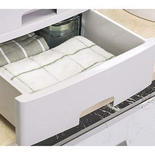 KX-YF Cassettiera Armadietto 3 Piante Storage Unit Bagno cassetto Piedi del cassetto del Governo Governo di immagazzinaggio unità camere da Letto a casa Ufficio (Color : White, Size : 38X38X45cm)