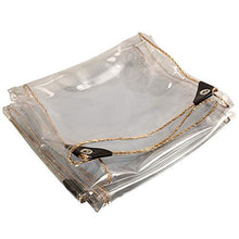 XIAOZHEN Telo Antipioggia in Plastica per Esterni in PVC Trasparente Telo Antipioggia in Plastica Antipioggia Protezione Solare in Tela per Balcone Copertura Antipioggia Antivento(Size:1x3m)