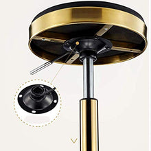 GYPPG Sedia da Taglio per Capelli in Acciaio Inossidabile Nordico, Sgabello da Parrucchiere Girevole a 360 ° Camera per Bambini Sgabello da Pranzo Sgabello per Manicure Sedia da Manicure