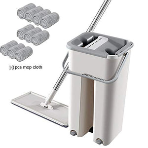 SSAYY Spray Mop Mop Cloth with Bucket Bucket Mop Wringing Free Hand Sistema di Auto-Pulizia E Pulizia Lavaggio A Secco Microfiber Mop Floor