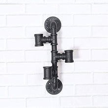 LHQ-HQ Vino Wine Rack Holder Home Decor Bagagli Wine Rack Ferro battuto a Parete invertito Wine Rack Sicuro e Stabile Antiscivolo Holder Vino