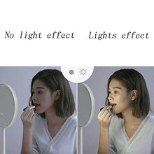 Stella Fella. Specchio Cosmetico for Il Trucco Illuminato A LED, Specchio con Touch Screen Dimmerabile, Specchio Illuminato Portatile for Viaggi, Bagno