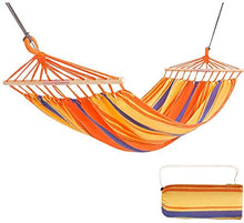 XIAOTIAN Pieghevole Stick Wooden Hammock Weekend Family Picnic Amaca per Adulti all'aperto Pieghevole e Facile da trasportare Amaca