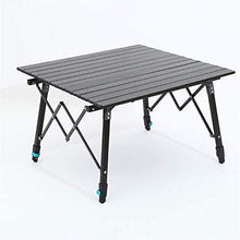 Tavolo da picnic all'aperto Tavolo da campeggio pieghevole in alluminio Pieghevole Picnic Picnic Portatile Pieghevole Pieghevole da campeggio BBQ Tabella con sacchetto di trasporto Bbq Party Table