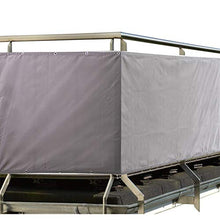 YUNSHAO Recinzione Copertura per Balcone Protezione della Privacy Schermo in Polyster Senza Viti Permeabile per Estate ed Inverno Opaco,90 x 500cm