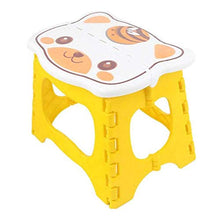 FCXBQ Sgabello per Doccia Sgabello per Bambini per Adulti con Borsa per la Spesa Adatto per Bagno, Balcone, spogliatoio 95 (Colore: Giallo Cartone Animato)