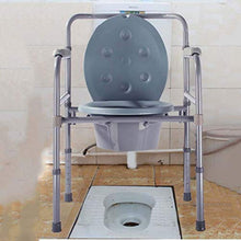 Sedia da Toilette Sgabelli da Bagno Regolabili in Altezza in Acciaio al Carbonio Donne Incinte 53 49 cm 92