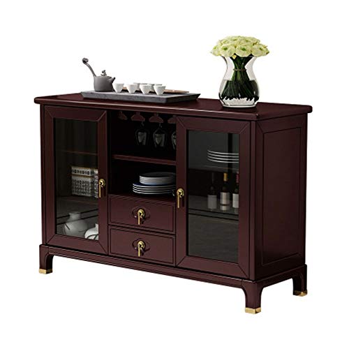 QiHaoHeji Credenze Buffet Credenza Credenza Governo di immagazzinaggio Governo Petto 2 Porta for Soggiorno Cucina (Color : Brown, Size : 120x40x87cm)