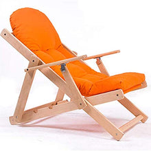 Jjwwhh Sitzsack Stühle Faltbare Liege Sofa Stuhl Klappbalkon Siesta Liege Massivholz Sofa Stuhl/C