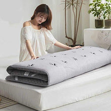 MYYU Materassi Letto Futon Materasso Futon Matrimoniale Pieghevole Giapponese Tradizionale Futon Tatami Ultra Morbido per Massaggi Esercizi di Yoga Campeggio Hotel,4,1.0 * 2.0m
