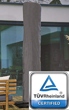 ATLANTIS Outdoor Copertura Protettiva per Ombrellone a Braccio Laterale (Fino a 350 cm) | Grigio | Certificato TÜV Rheinland | Impermeabile | Resistente