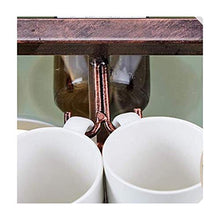 Chunjiao Red Wine Glass Rack, Sottosopra Down Counter European Bar Counter Decoration, Hanger, Home Stemware Sospensione, Portabocchiaia con Luce Portabottiglie da Vino/portabicchieri/ripiano