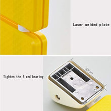 MGMDIAN Bagno Sgabello Doccia Sgabello Pieghevole Sedile Bagno Antiscivolo Doccia a Muro Accessori da Bagno (Color : Yellow)