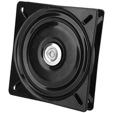 Lantro JS Giradischi Universale Rinforzato per Tavolo da Pranzo in Ferro Nero a 360 Gradi, Sedile Girevole, Resistente per Sedia con Sgabello da Bar(6 Inches-Full Beads Thick)
