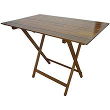 Milani Home s.r.l.s. Tavolo da Giardino Pieghevole Salvaspazio in Legno 60 X 80