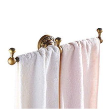 ZLININ Y-longhair - Portasciugamani da bagno o da cucina con barra per asciugamani da 30,5 cm per asciugamani, vestiti, panni e stracci, finitura in ottone spazzolato