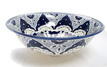 Carmen – Lavandino messicano in ceramica – Cerames | Vasca 40,5 cm x 15 cm | Lavabo da appoggio in Messico per bagno, ospiti, WC