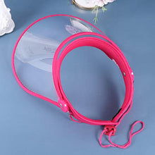 Garneck 2 Pezzi di Protezione per Lo Schermo a Pieno Facciale Cappello Protettivo Anti-Sputo Anti-Sbavatura Copertura Facciale Antispruzzo per Donne Uomini (ROSEO)