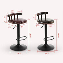 ZYF Sgabelli da Bar Sgabello da Bar Moderno Sedia da Bar alla Moda Cera in Legno Massello E Olio Misura 60x80 Cm Sedia Multicolore per Bar da Cucina (Color : C)
