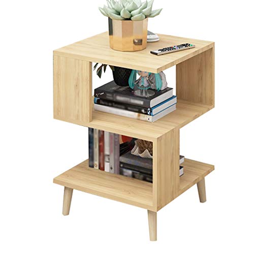 Comodini Decorazione Hollow Assemblea Domestica Addensare da Terra Storage Box Camera Studio Multifunzione Locker Soggiorno Corridoio 40X40X57cm MUMUJIN (Color : Wood-Like)