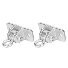 2 Set Ferro Altalena Piastra Fissa Appendiabiti Altalena Gancio sospeso per Altalena da Esterno Sacchi di Sabbia per Interni sedie sospese