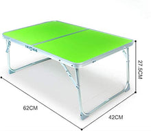 TONG HXF- Tavolino Tavolo scrivania Computer Portatile Easy Desk vivaio Esterna Tabella Piccoli Pieghevoli Durevole (Color : Silber)