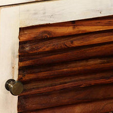 SKM Comodino in Legno Massello di Sheesham e Mango 30x40x50 cm