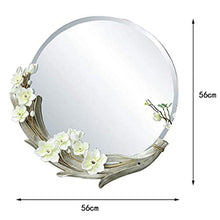 Bathroom mirror Specchio da Bagno in Stile Europeo, Specchio da toeletta, Specchio cosmetico Decorativo, Specchio Rotondo, Specchio a Parete, Specchio da Bagno
