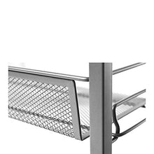 YIN YIN Carrello per ripiani Carrello portaoggetti, cremagliera for auto da pranzo in acciaio al carbonio robusto e durevole porta trolley for hotel ristorante raffinato, grigio, 43,8X17X70 CM Carrell