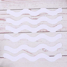 Yardwe 12Pcs Adesivi Antiscivolo per Bagno Impronte Autoadesive per Vasca da Bagno a Forma di Battistrada per Bagno Doccia Strisce Decalcomanie per Il Ristorante di Casa