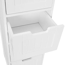 KADIMA DESIGN Bagno Mobile casetta bagno mobile in legno cassetti bianchi armadietto laterale