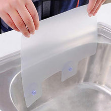 BESTonZON 1PC Resina Sucker Bacino Lavello Acqua Splash Guard Anti-Splash Splashproof Deflettore per Cucina di casa Bagno