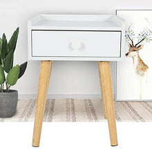 ffu Comodino, Semplice Comodino da Camera da Letto Moderno, Cassetto Armadio da Comodino (Bianco)