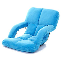 JIE KE Lazy Couch Sofa Folding Chair Sedia da Bambino Portatile Sedia da Bambino Sedia da Bambino Comodo Divano (Colore : Blu)